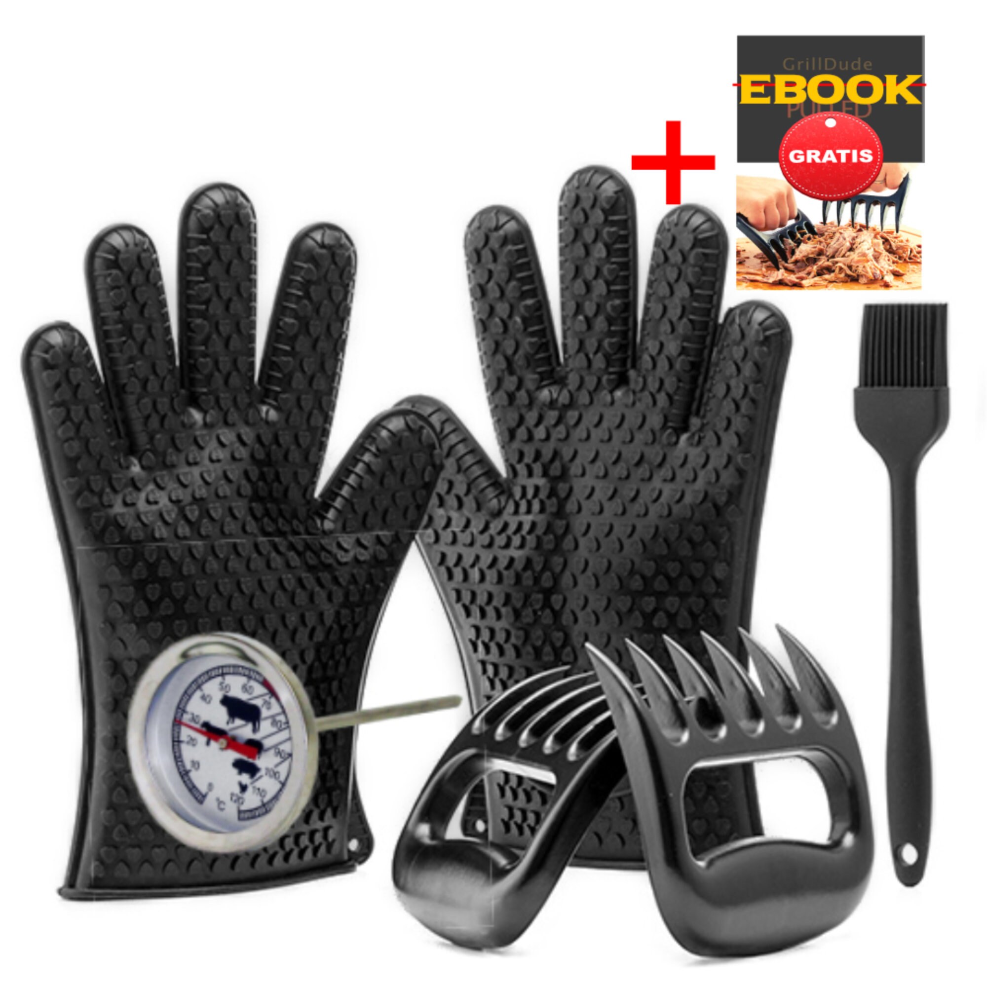 Meat Claws BBQ Set Pulled Pork Bear Claws Thermometer Etsy