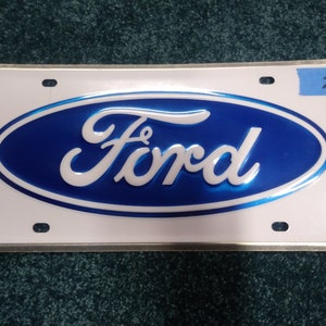 Vintage Ford Logo License Plate | Etsy