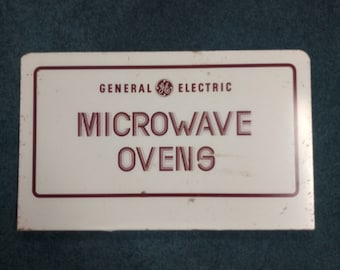General Electric Microwave Ovens Display Sign