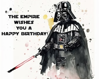 Darth Vader Themed Birthday Card - Il 340x270.4640878262 T8k5