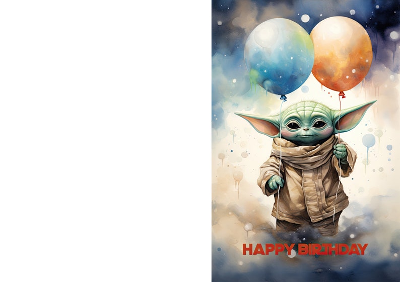 Mandalorian Themed Birthday Card - Il 794xN.5688311698 Lskw 