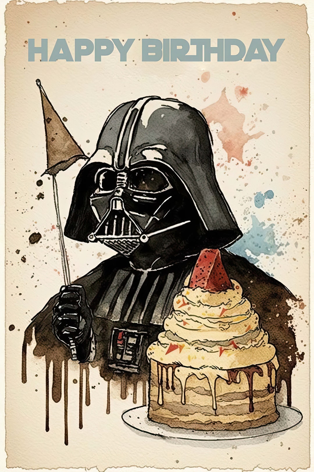 Darth Vader Themed Birthday Card - Il 1080xN.4760522407 53s4 