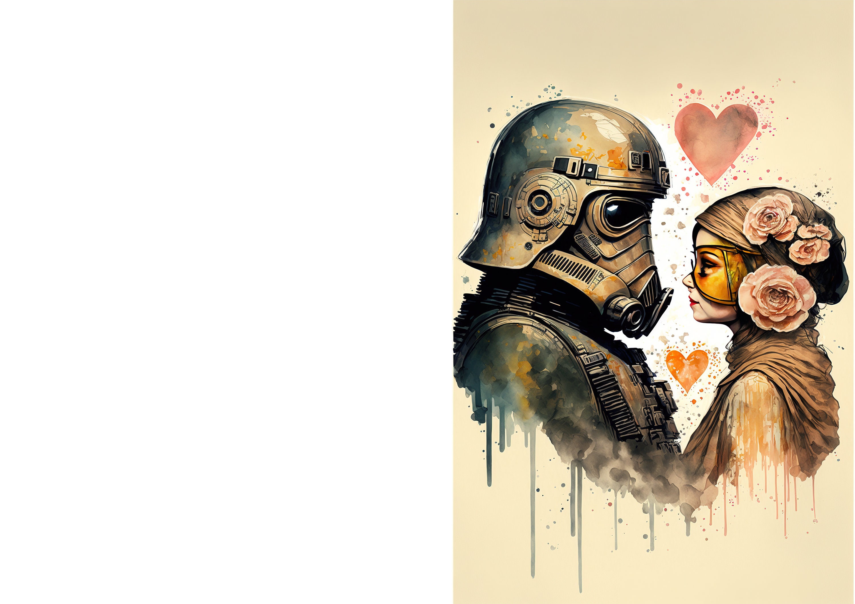 Star Wars Themed Birthday Card Printable Star Wars Greeting Card Print ...