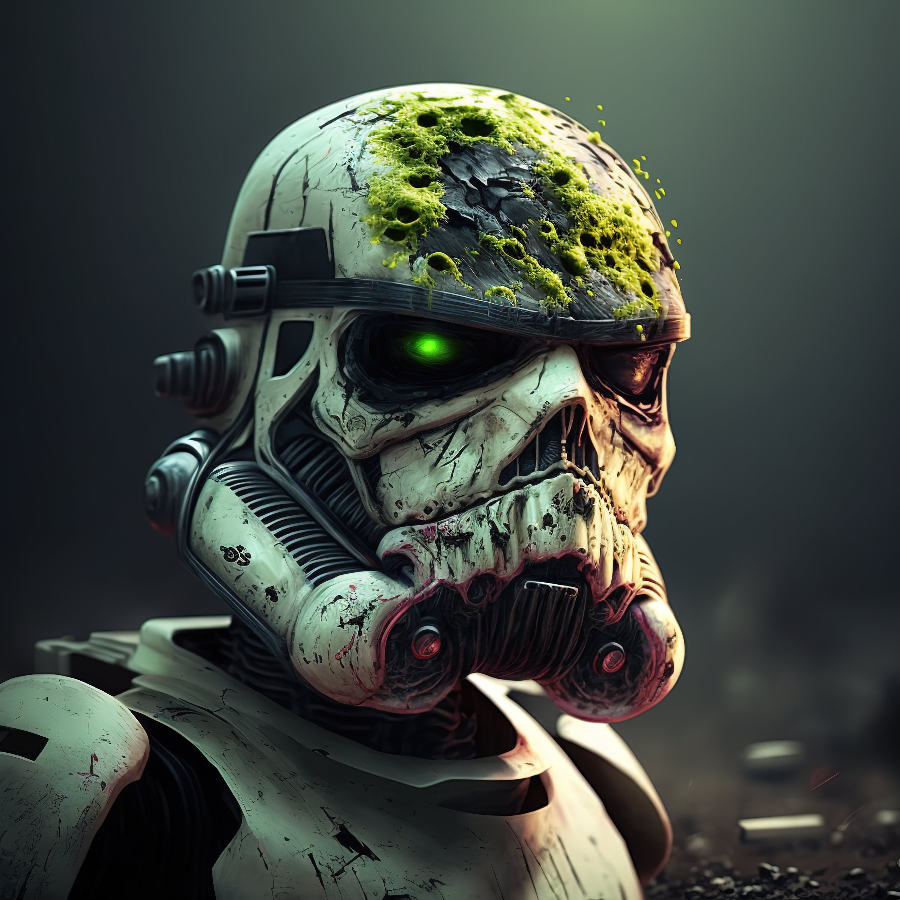 5 Zombie Stormtrooper Illustration - Sith Pics - Gift for