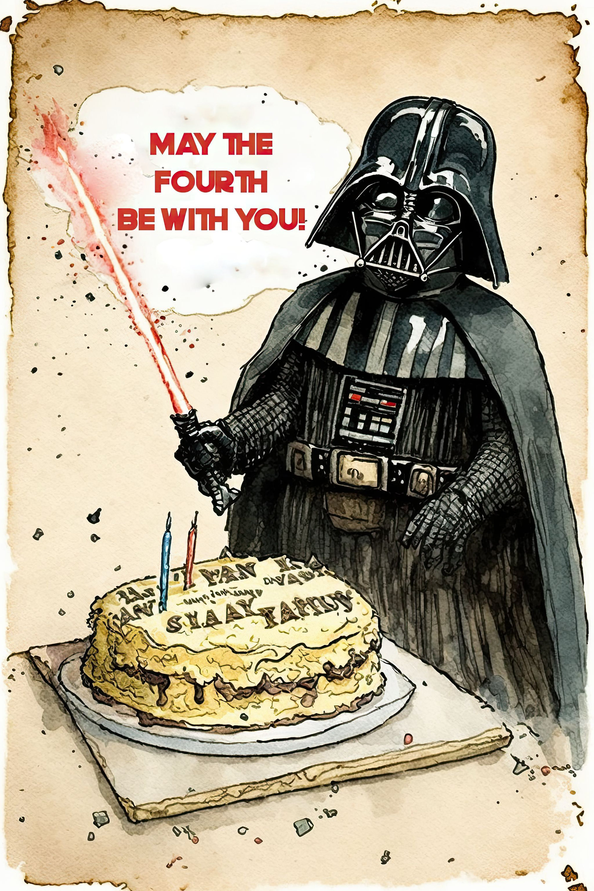 Darth Vader Themed Birthday Card - Il Fullxfull.4837003221 S76a 