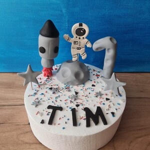 Rakete Astronaut eßbar Torten-bild Muffin-aufleger Party Deko Kinder-Geburtstag Rakete Astronaut eßbar Torten-bild Muffin-aufleger Party Deko Kinder-Geburtstag
