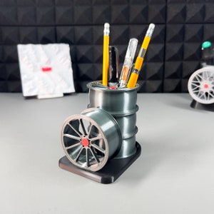 RSE Style Pen/Pencil Holder - Car Guy Accessories - Car Gifts - Drifting/JDM - Desk Organizer - Automotive Accessories - Automotive Gifts