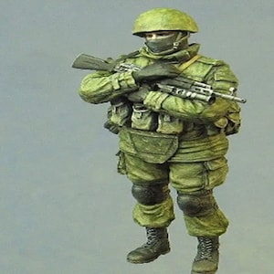 1/35 Resin Figure Model Kit Modern Russian Special Force Soldier War Army Unpainted Unassembled