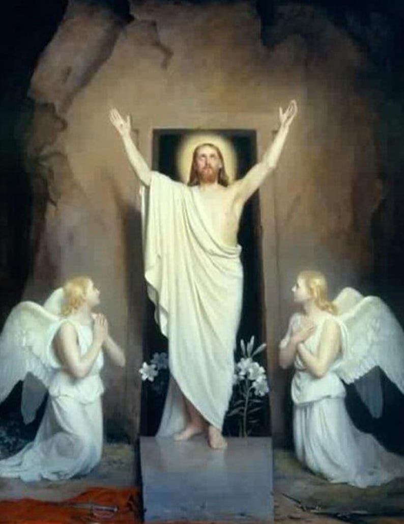 The Resurrection of Christ by Carl Bloch Religious Religion Jesus