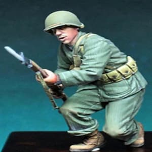 1/35 Resin Figure Model Kit Japanese Soldier Officer And One US American Soldier Marine Battle Attack Pacific War WW2 Unpainted Unassembled