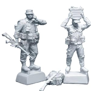 1/35 Resin Figure Model Kit Vietnam War American US Vietnamese Special Force Soldiers Unpainted Unassembled