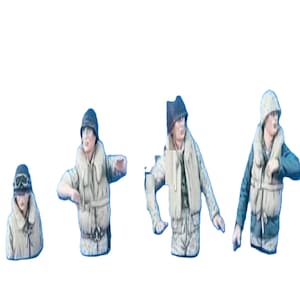 Model z żywicy 1/35 Czterech żołnierzy amerykańskich Załoga czołgu Czołgiści Czołgiści II Wojna Światowa II Wojna Światowa Wojna Niepomalowany Niezmontowany