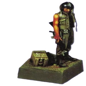 1/35 Resin Figure Model Kit US Soldier Marine Infantryman Gunner Helicopter Crew Crewman Vietnam War Unpainted Unassembled