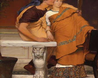 The Mirror By Lawrence Alma Tadema 5D Full Square Drill Artwork Man Woman Scenery Vintage Design DIY Decor Gift Art