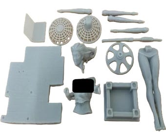 1/24 Resin Figure 3D Model Kit Sexy Summer Beauty Woman Girl Female Seductress Unpainted Unassembled