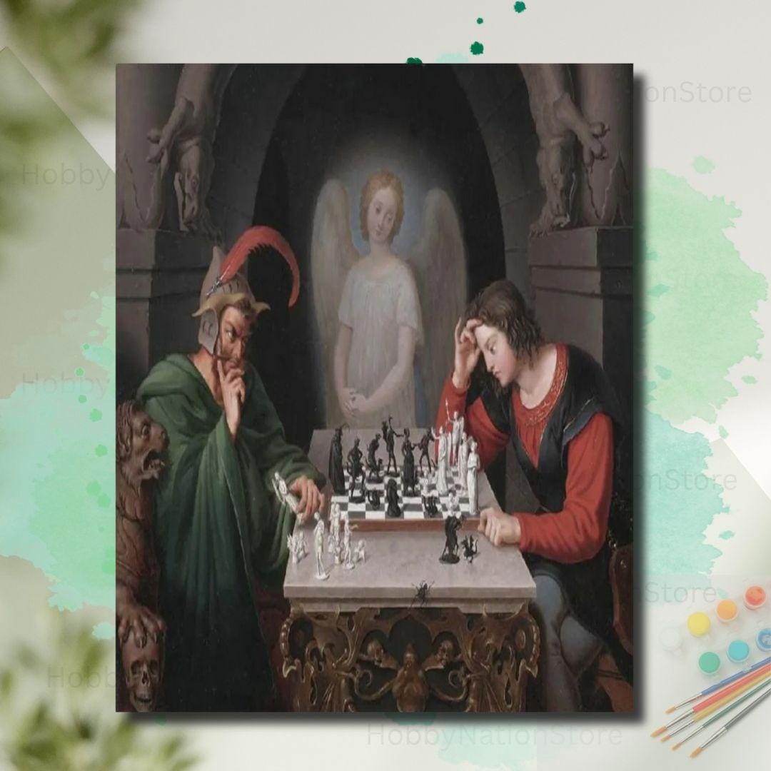Checkmate painting - Etsy 日本