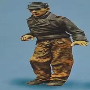 1/35 Resin Figure Model Kit German Soldier Tanker Tankman Tank Crew WW2 War Army Unpainted Unassembled