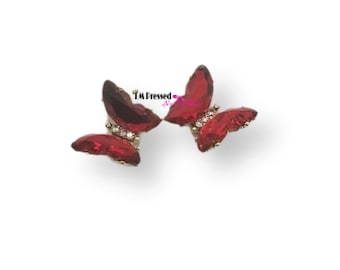 3D Butterfly Nail Charms – Elegant Nail Art Decorations, Resin or Metal Butterflies for Acrylics, Press-Ons & DIY Manicures