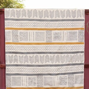 Handmade Cotton Durries Hand Block Printed Rugs For Living Room Home Décor Carpet