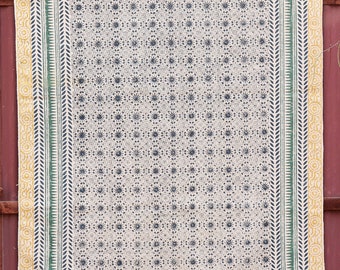 9x12 Indian handwoven rug, dopamine decor colorful cotton area mat for farmhouse