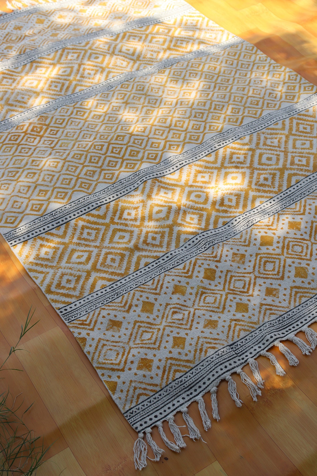 Indoor Outdoor Rug Living Room Rug Kids Room Rug Block Etsy