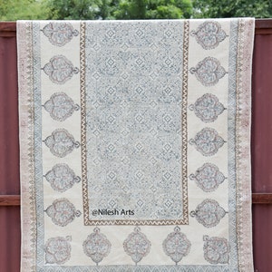 8x10 tappeto Tappeto fatto a mano Boho Tappeto Tappeto da giardino Tappeto da pavimento Tappeto per la casa Tappeto in cotone Dhurrie Block