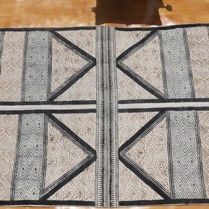 Cotton area rug extra large rug Indian rug Hand woven rug Home décor rug Outdoor rug Kitchen rug Custom size rug 9x12 feet