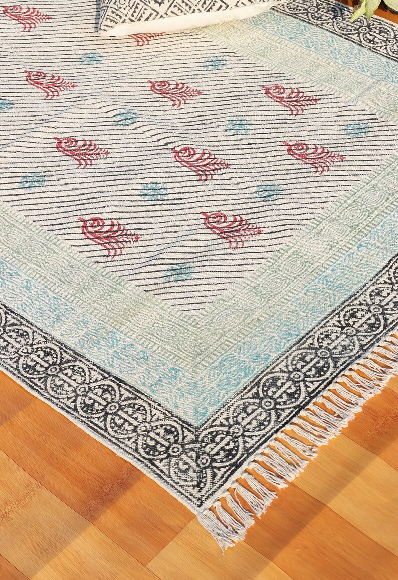 handmade cotton dhurrie large rugs for bedroom player outdoor rug custom size