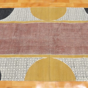 5x8, ft rug, cotton rugs, rag runner, living room rug, block printed rug, handmade rug, kitchen area rug, garden rug, handmade rug