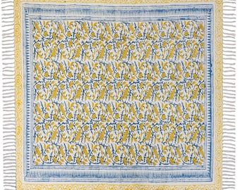 4x4 5x5 6x6 Ft Handmade green cotton durries Hand woven floor kilim Square rug