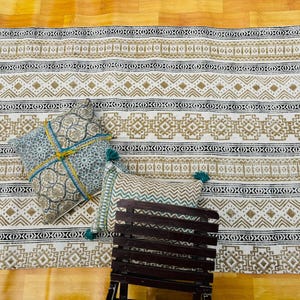 5x8 ft rug, Washable Rug, Neutral Rug, Geometric Rug, Home Decor rug, Bedroom Rug, Living Room Rug, Vintage Rug, 5x8 feet rug