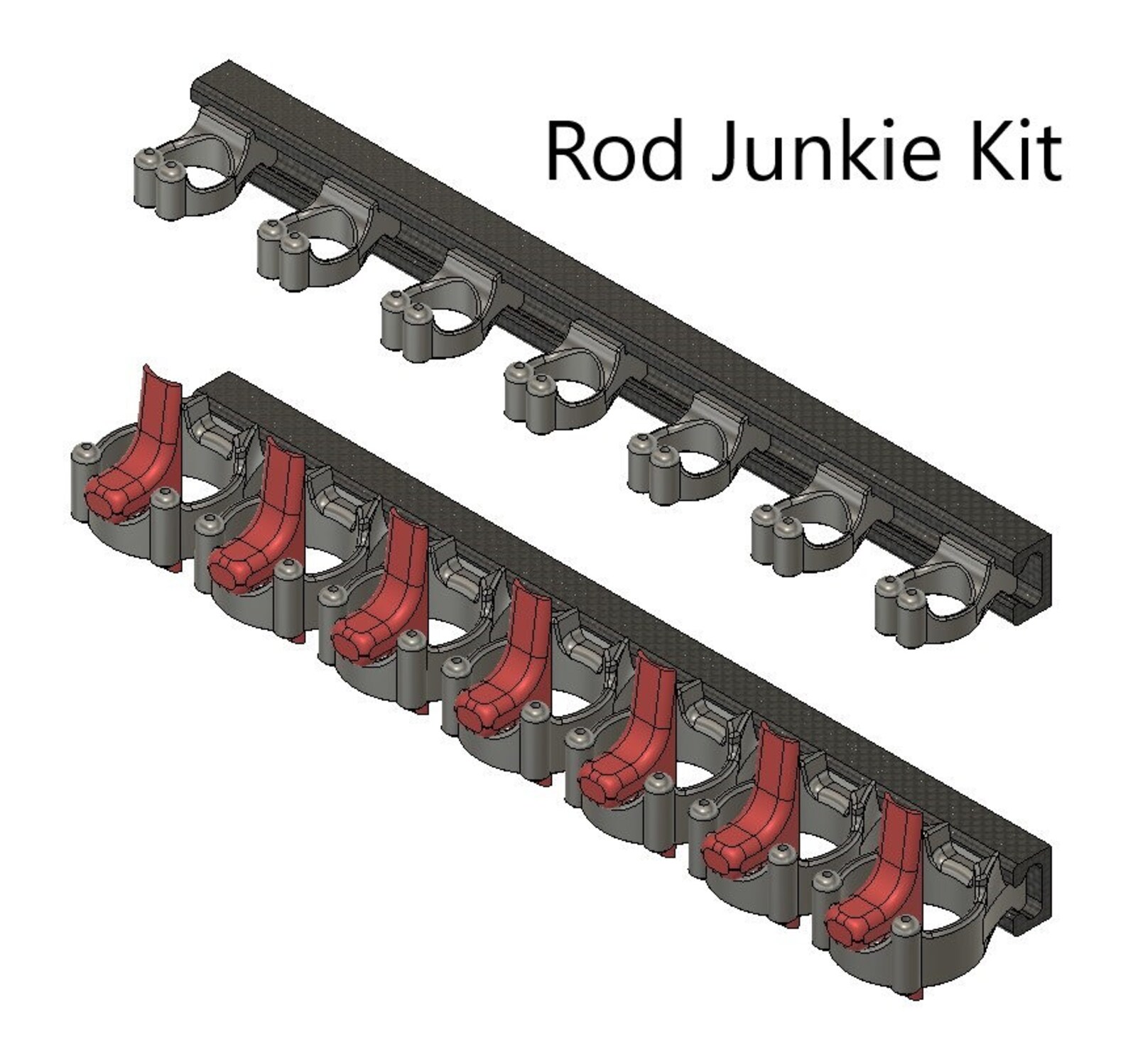 Fully Adjustable Fishing Rod Rack - Etsy
