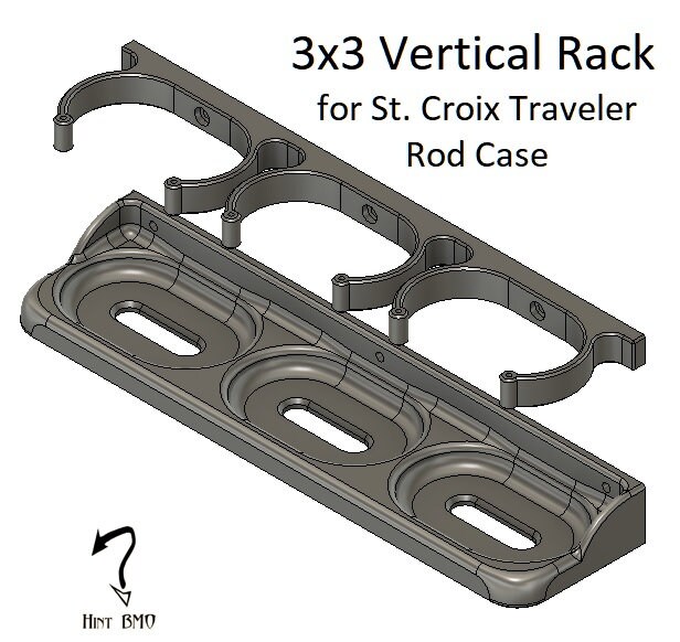 St. Croix Traveler Rod Case Rack 