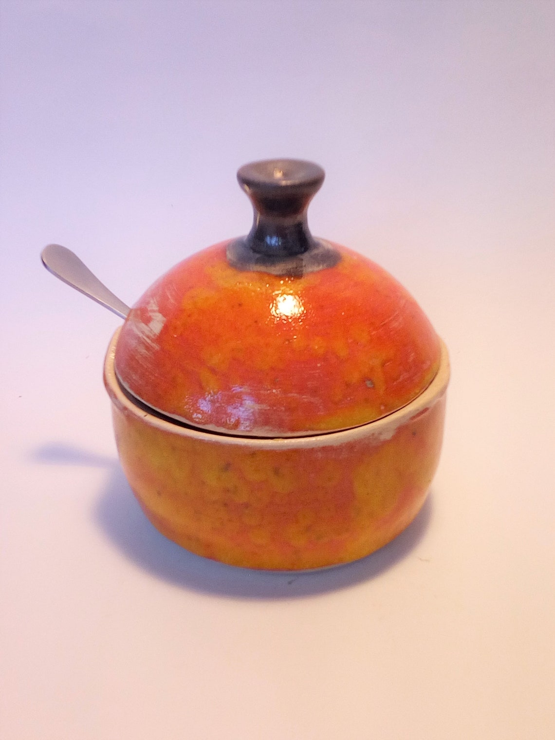 Ceramic sugar bowls with lid Etsy
