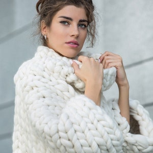 Knit Pattern. Marshmallow Sweater Knitting Pattern by Ohhio