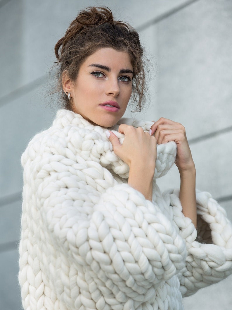 Knit Pattern. Marshmallow Sweater Knitting Pattern by Ohhio Etsy