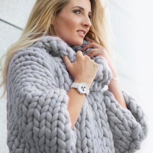 Marshmallow Tasty Knit Sweater In Stone main image 0
