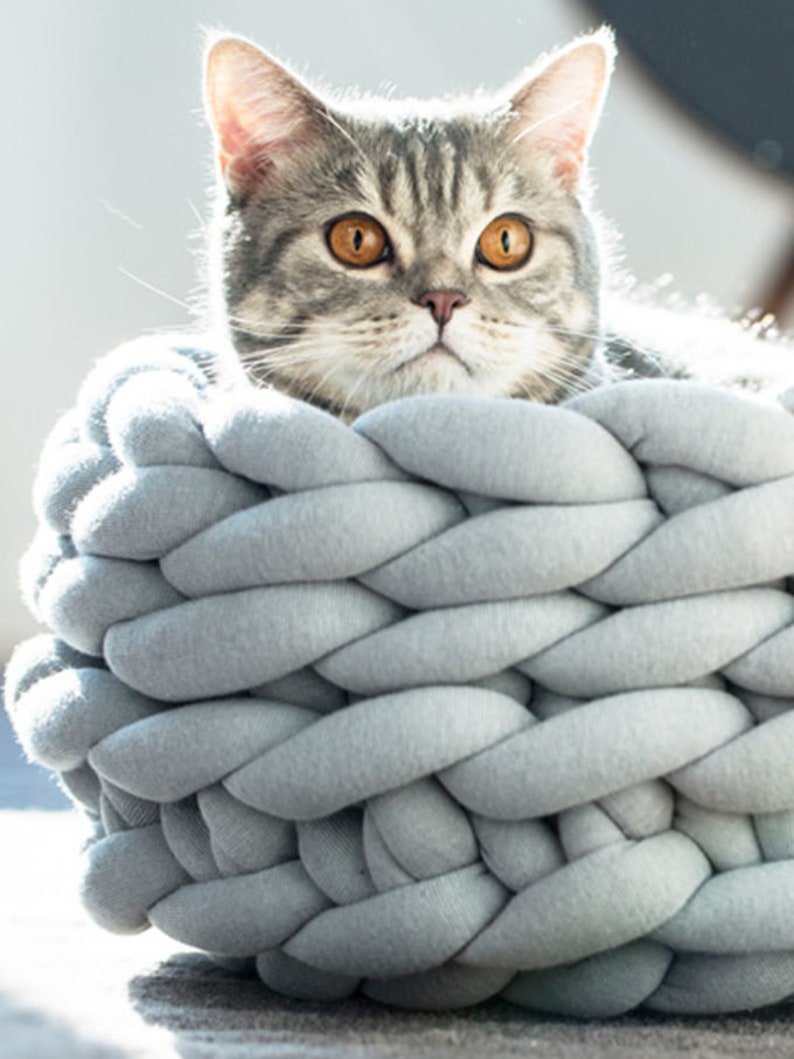 Pattern / Tutorial. Ohhio Cat Bed Stepbystep Illustrated DIY Etsy