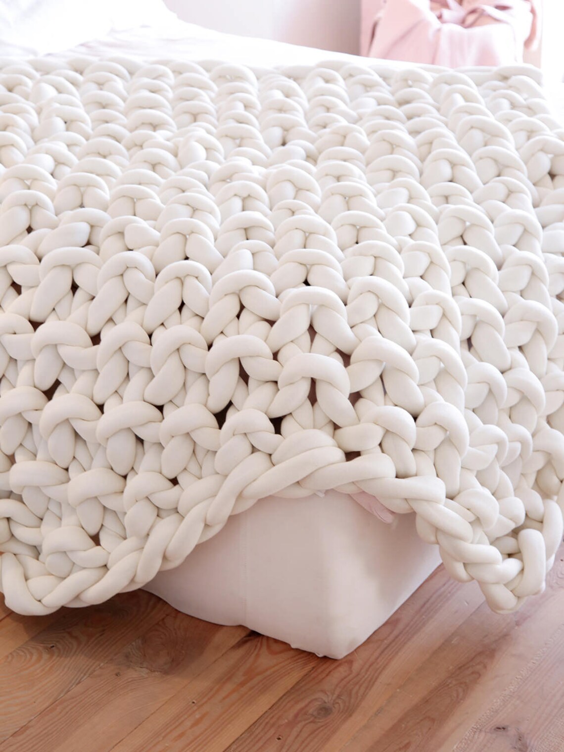 Pattern / Tutorial Seed stitch Blanket Illustrated Step by step