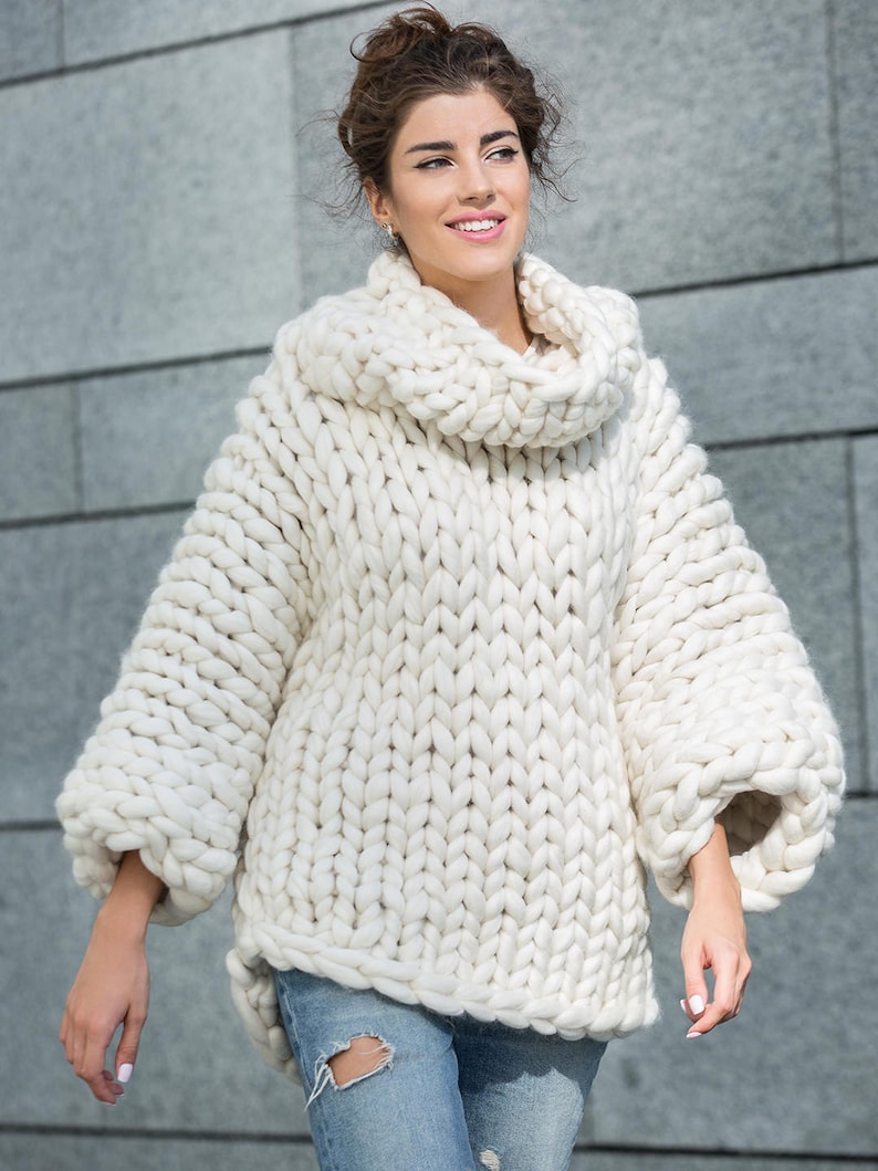 Knit Pattern. Marshmallow Sweater Knitting Pattern by Ohhio Etsy