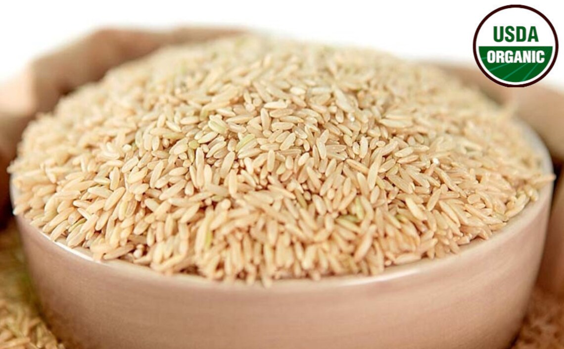 Organic Thai Jasmine Brown Rice USDA Certified Healthy Natural Etsy