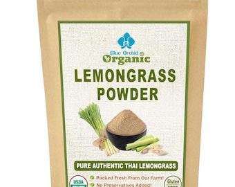 Organic Lemongrass Powder for Cooking Thai Herbs 4 oz.