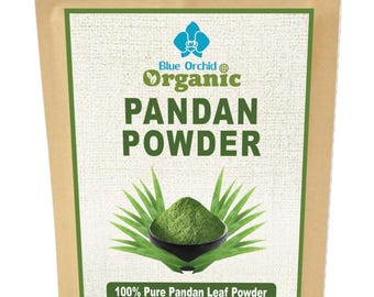 Organic Pandan Leaf Powder - Pandanus Thai Herbal Green Matcha - Green Natural Food Coloring 4 OZ (113g)