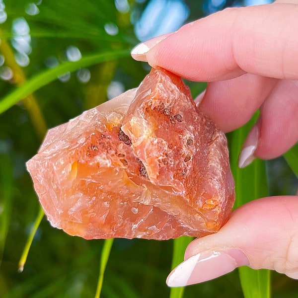 Large Raw Carnelian Stone - Rough Carnelian - Raw Carnelian Gemstone - Carnelian Crystal - Healing Crystals - Healing Stones - Sacral