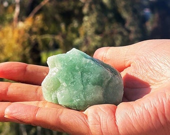 Raw Green Aventurine - healing crystal - rough green aventurine - green aventurine - heart chakra - chakra - healing crystal and stones