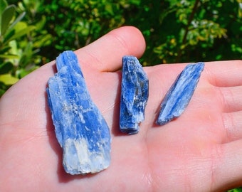 LARGE Blue Kyanite (1" - 7") - raw blue kyanite stone - blue kyanite crystal - healing crystals & stones - protection crystal