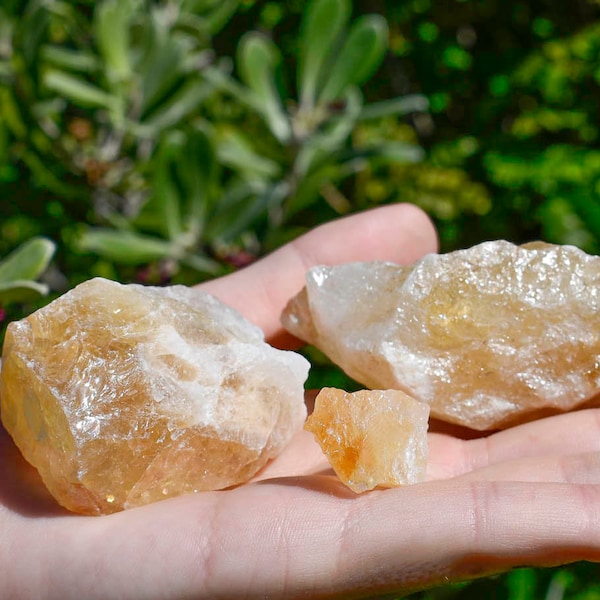 Large Raw Citrine Stone (Rough Citrine Crystal) - Citrine Stone - Raw Citrine stone - Healing crystals and stones - throat chakra