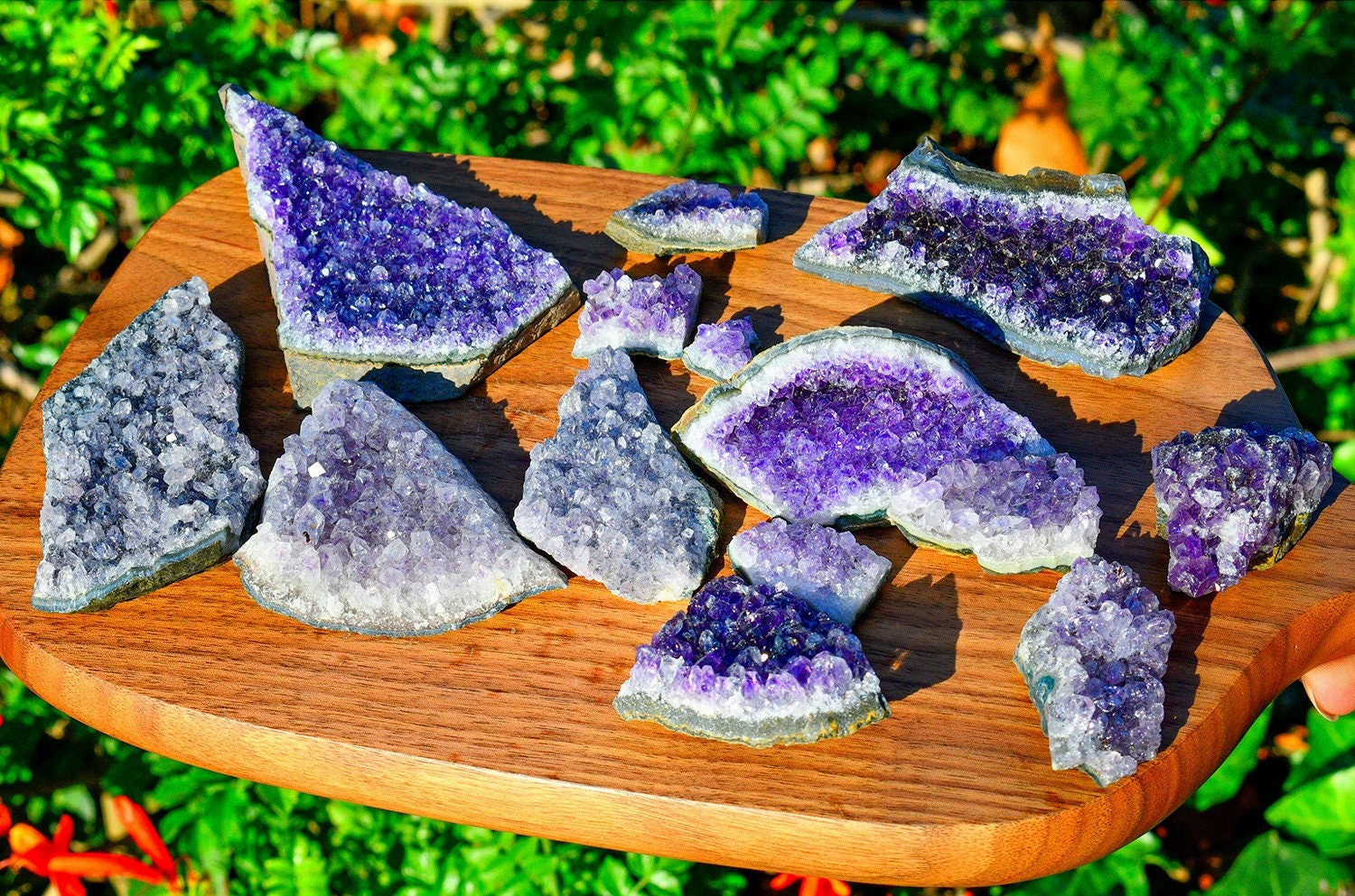 Large Amethyst Crystal Cluster Choose Size a Etsy