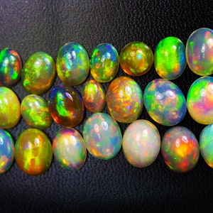 AAA Top Quality Natural Ethiopian Opal Cabochon Lot Welo Opal Making Jewelry Earth Mined Hand Selected Handcrafted image 8