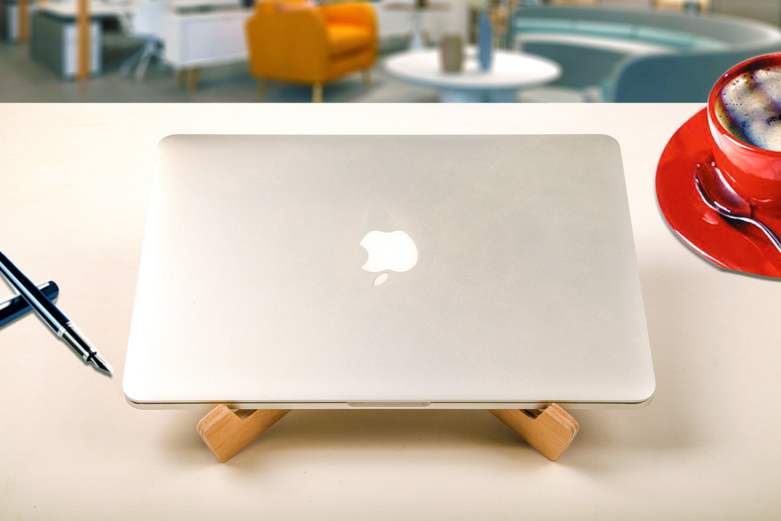 MacBook Air/Pro Wooden Laptop Stand Stylish Foldable & Etsy